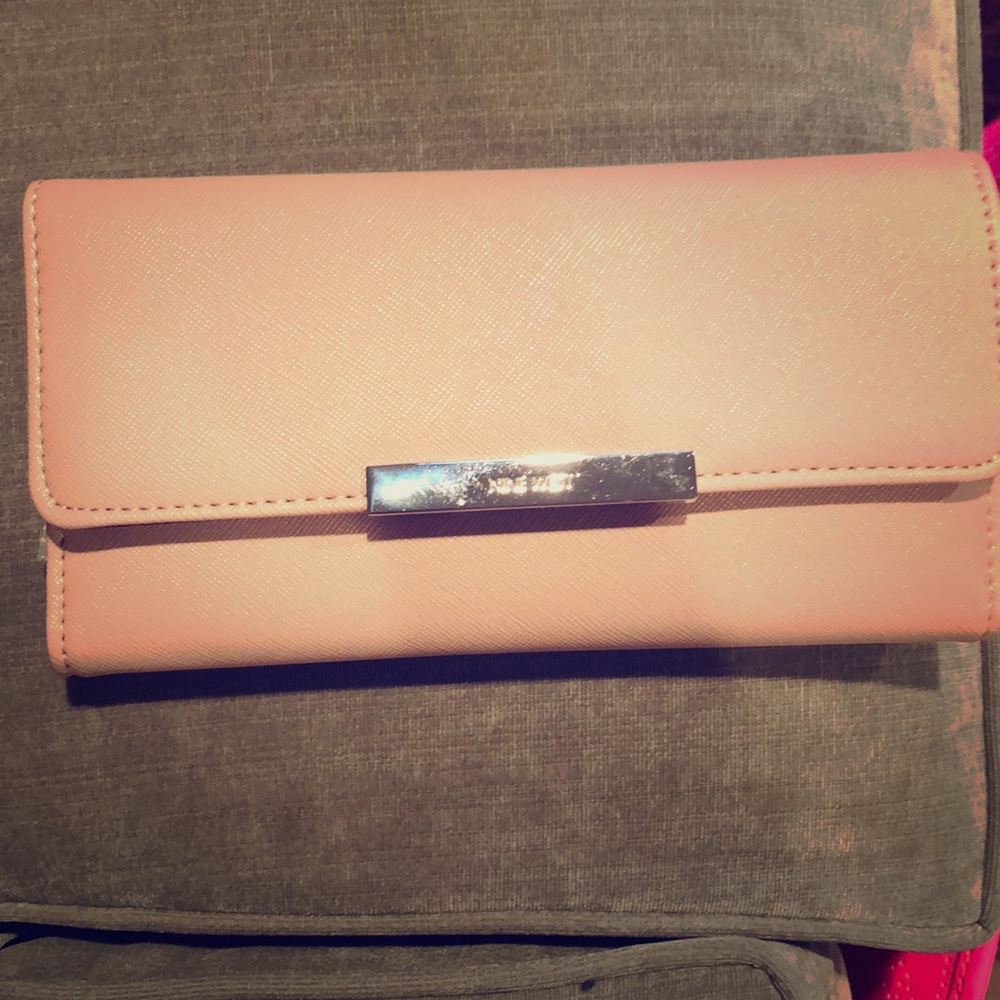 Pink, Nine West Checkbook wallet